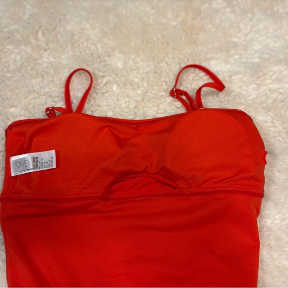 VYB Fire Red Women's One Piece Swimsuit - Picture 6 of 13